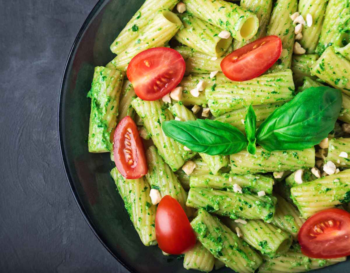 Pasta fredda con pesto