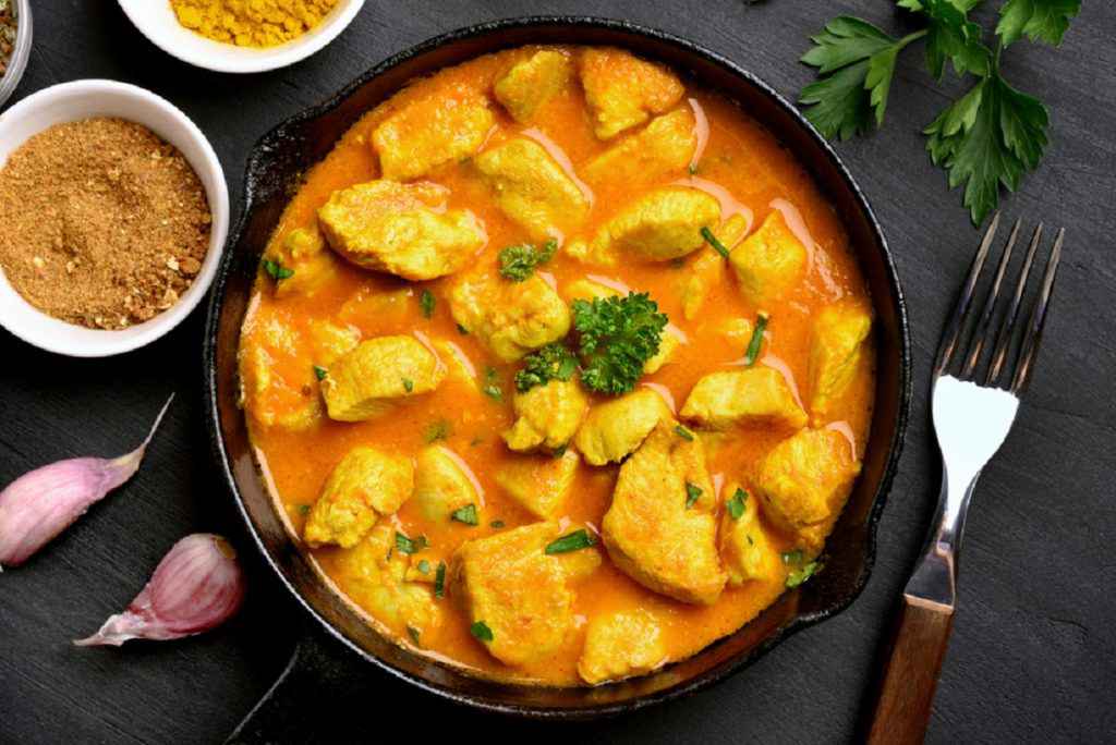 petto di pollo al curry