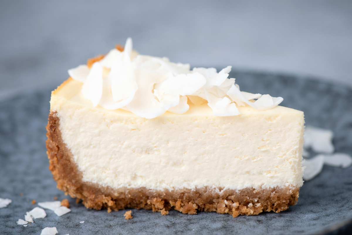Cheesecake al cocco