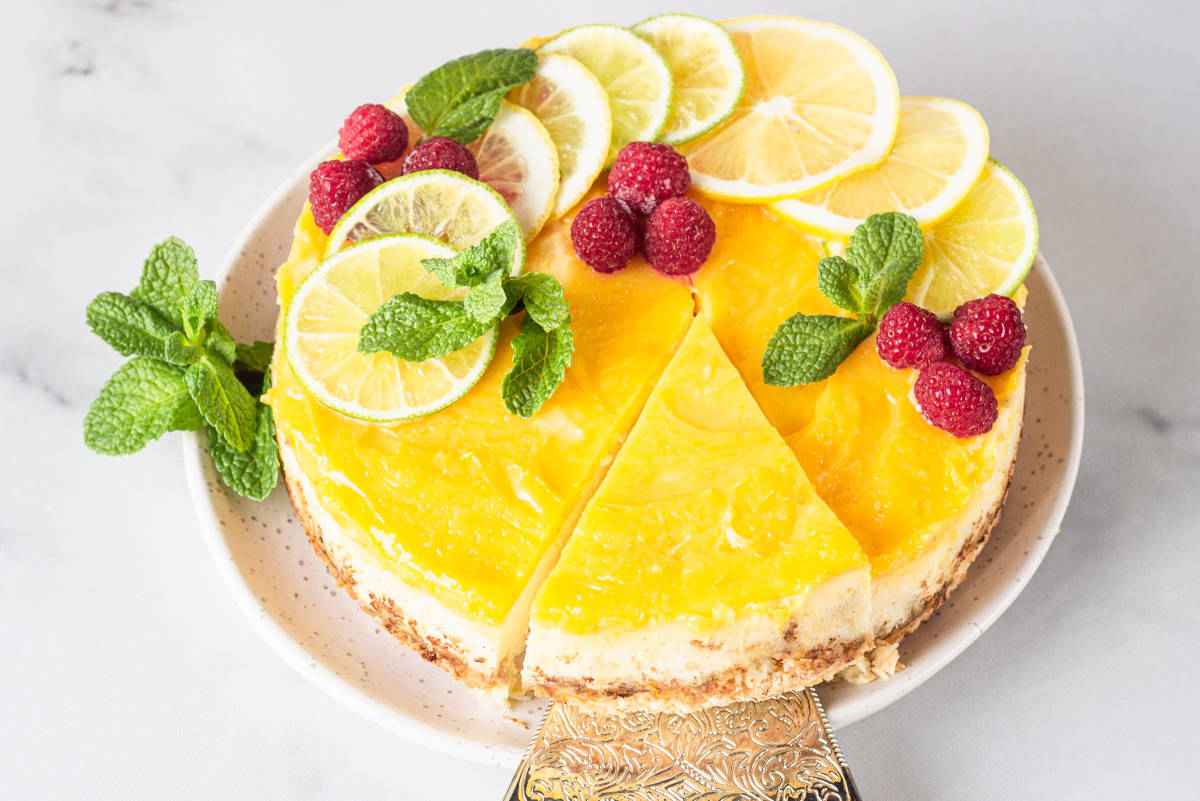 cheesecake al limone senza cottura