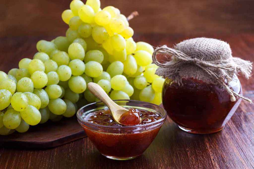 dolcificanti naturali Ricetta della marmellata di uva preparata con il Bimby