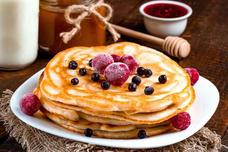 Pancake senza latte e burro ricetta facile e veloce Buttalapasta