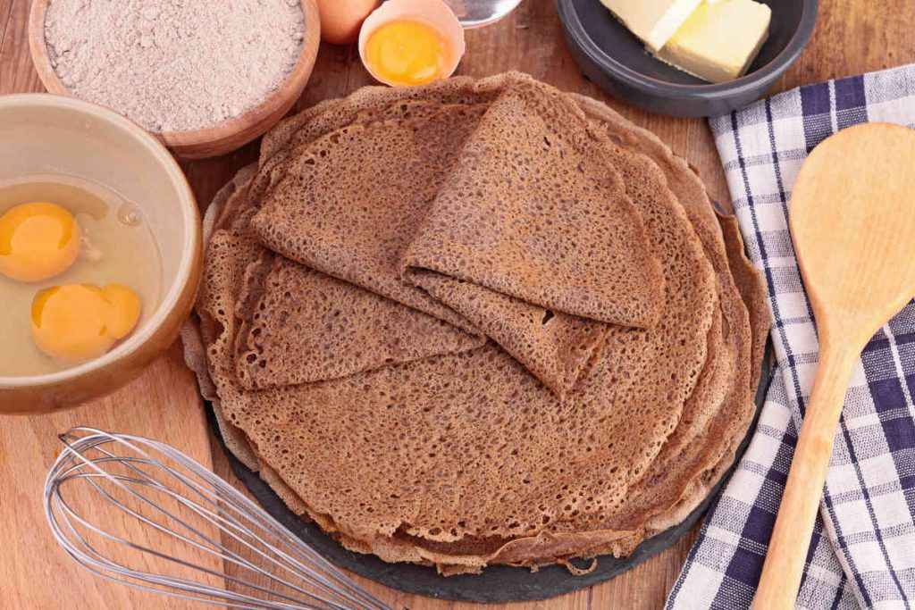 crepes senza glutine con grano saraceno