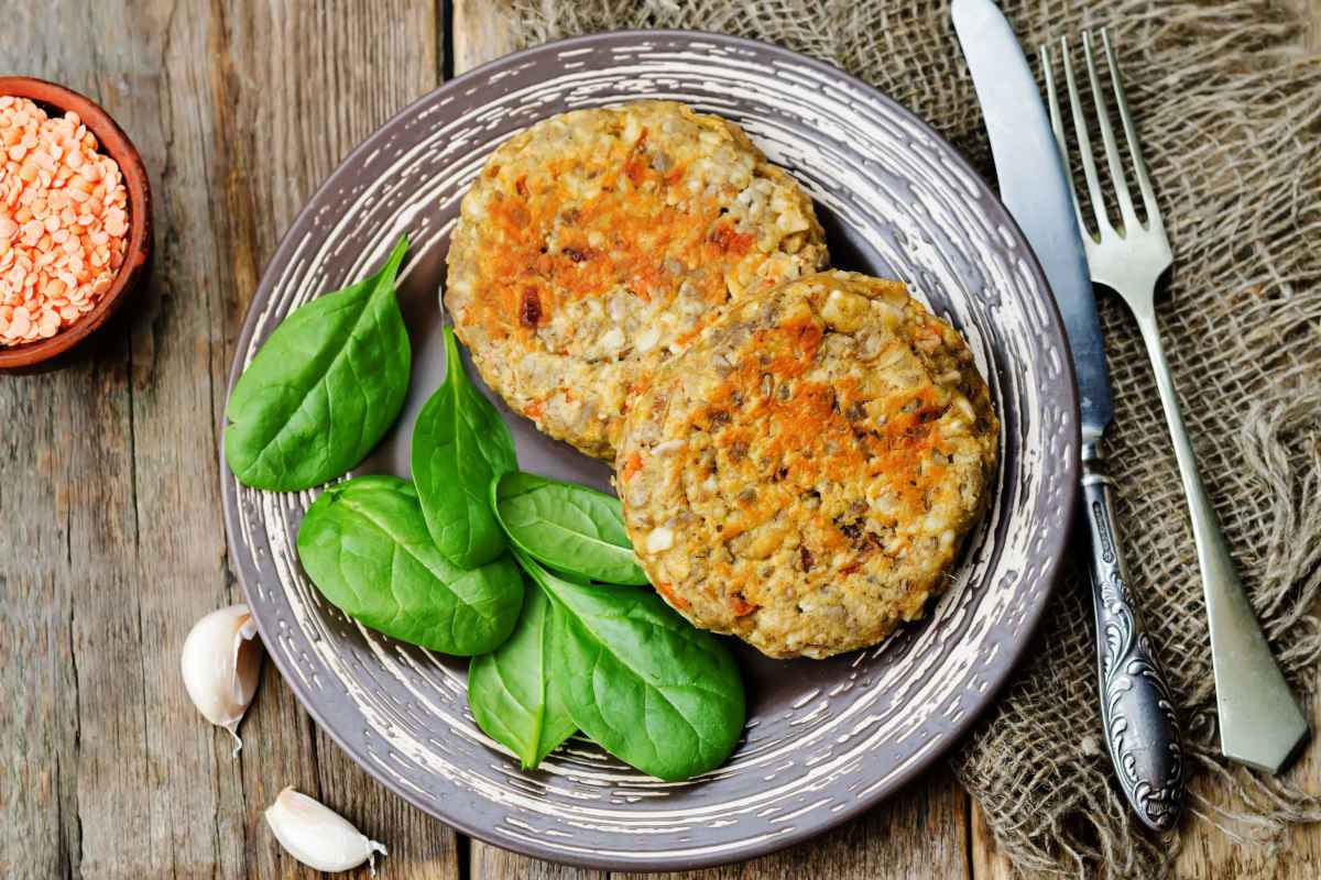 Crocchette di lenticchie rosse