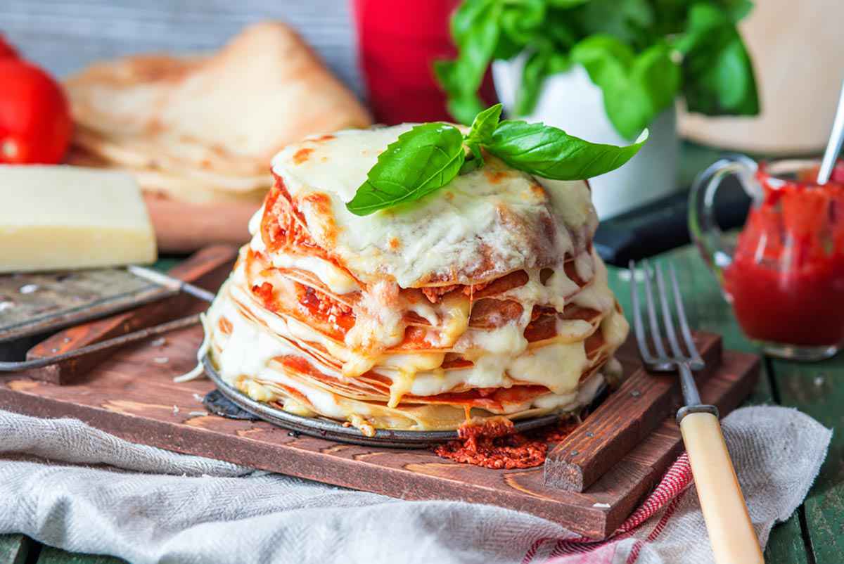 Lasagne al forno di crepes