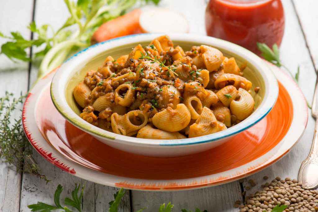 Pasta con lenticchie, primi piatti con Bimby