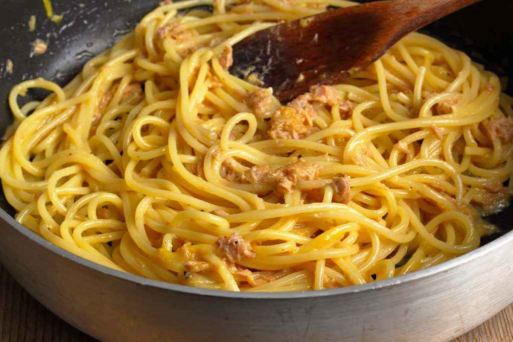 Carbonara di tonno