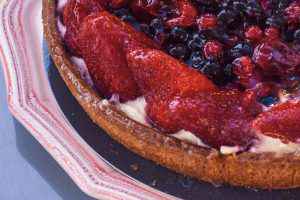 crostata ricotta e fragole