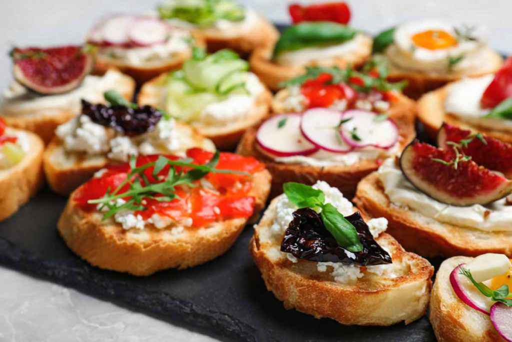 Snack sani e veloci per l'aperitivo