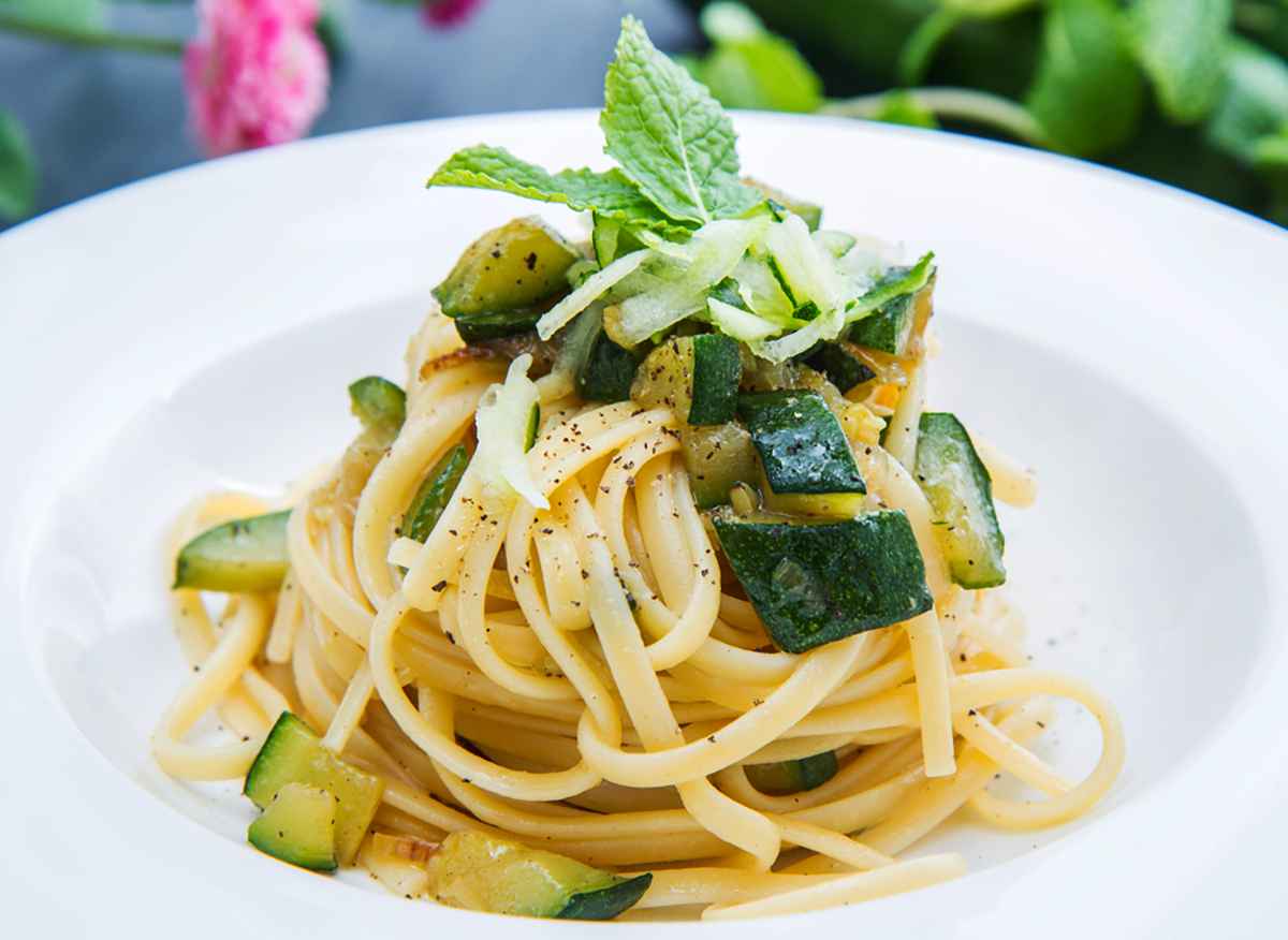 Pasta con zucchine