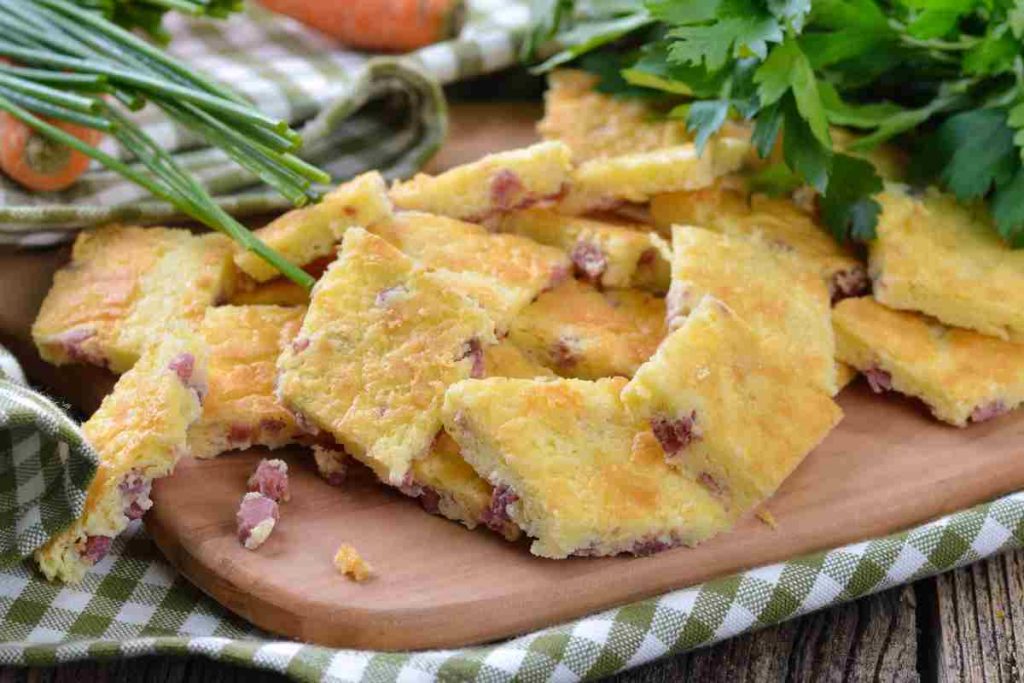 Frittata di patate e pancetta