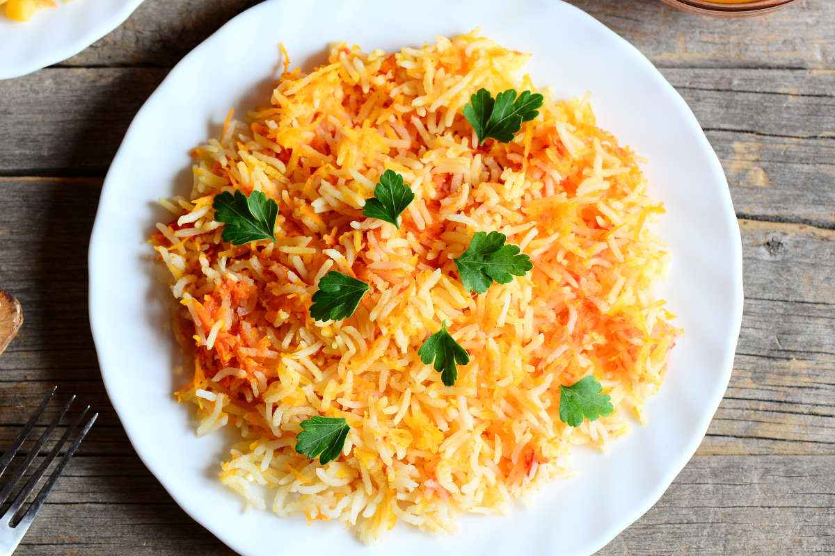 riso basmati con verdure