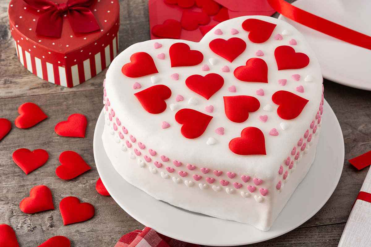 Torta al cioccolato di san Valentino