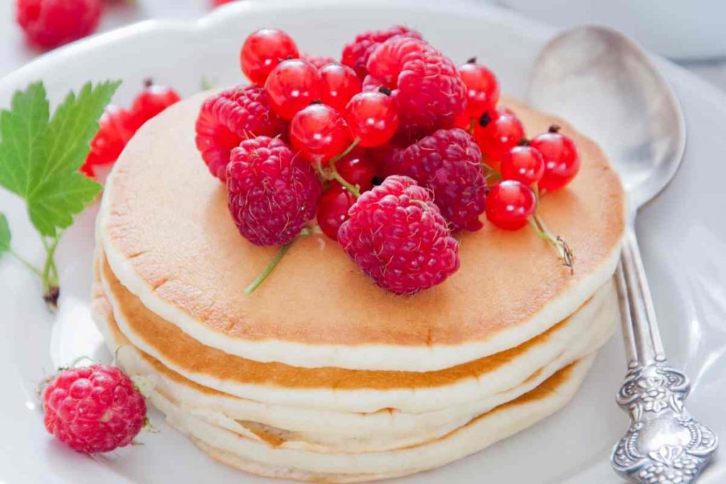 Pancake senza latte senza burro