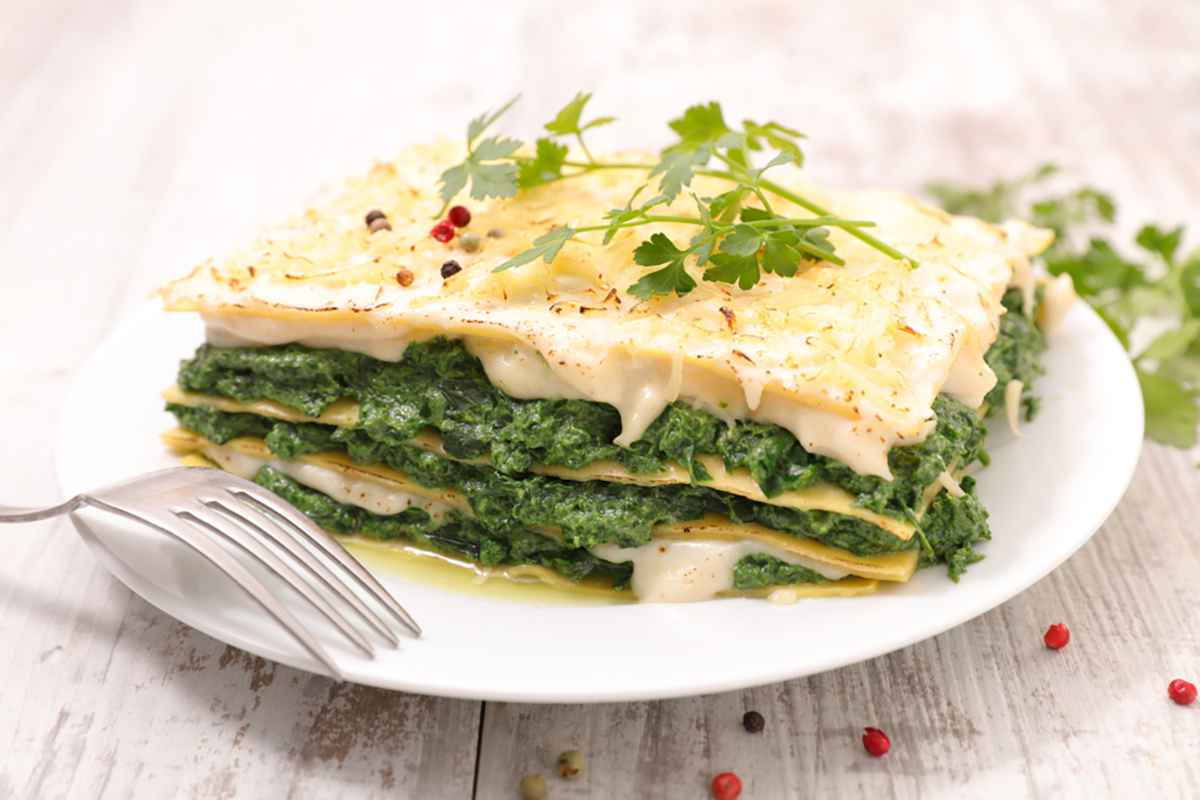 Lasagne al pesto di rucola e quartirolo lombardo