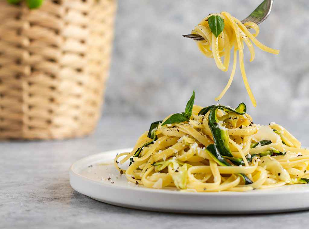 Carbonara con zucchine