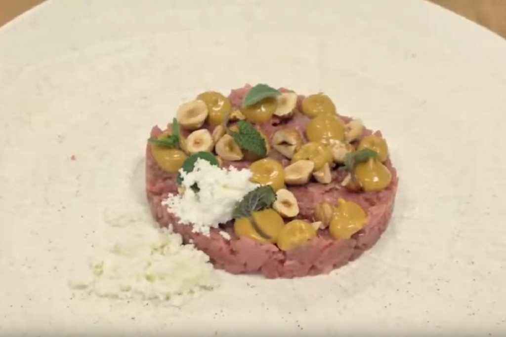 ricetta della tartare di manzo gourmet per san valentino