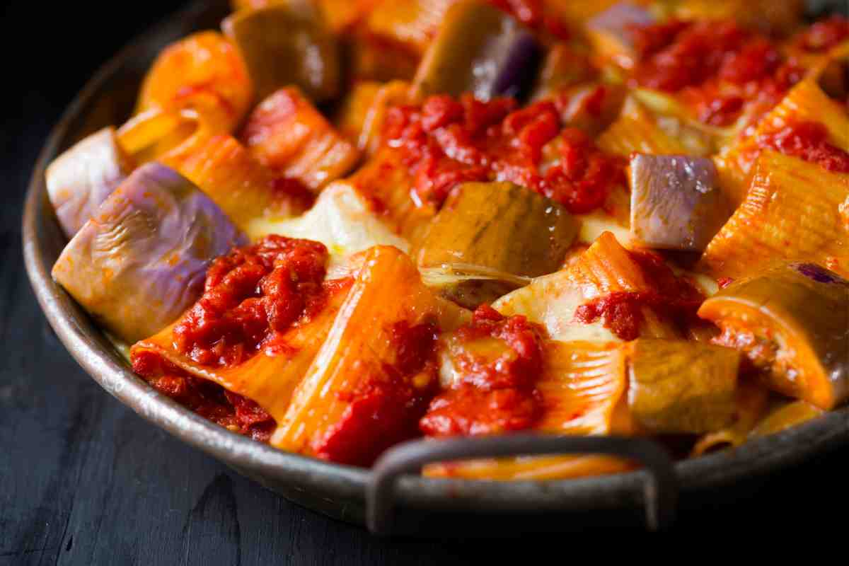 Pasta con le melanzane