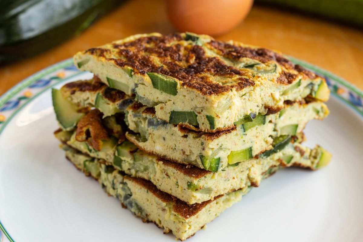 piatto con frittata