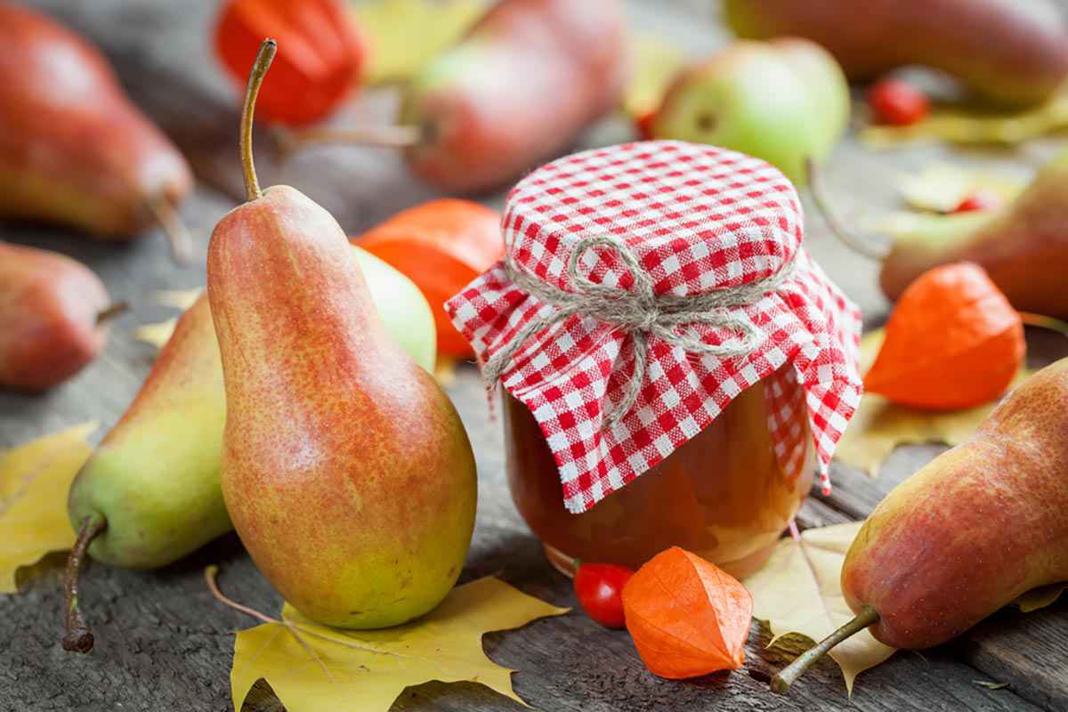 Marmellata di pere e zafferano