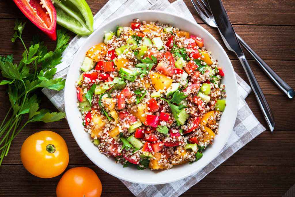 quinoa con peperoni