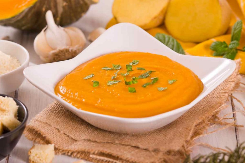 Crema di zucca senza patate