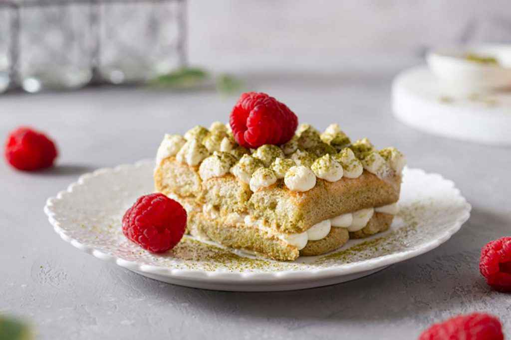 Tiramisu al pistacchio con savoiardi