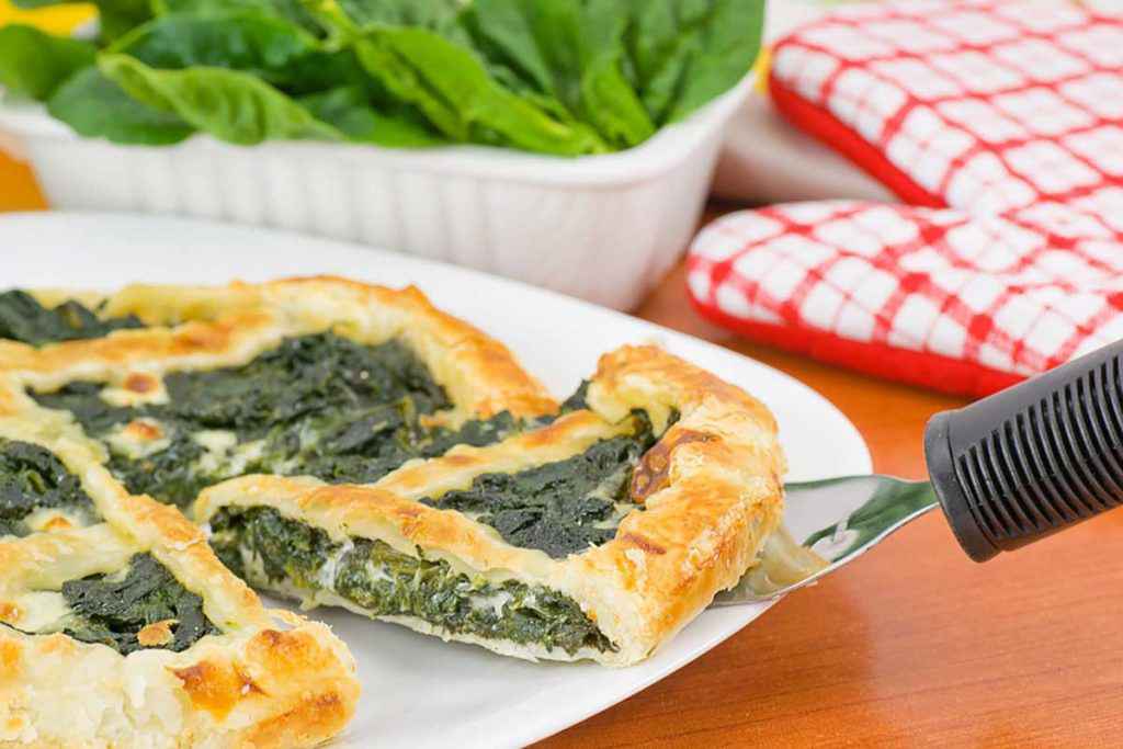 Torta salata spinaci