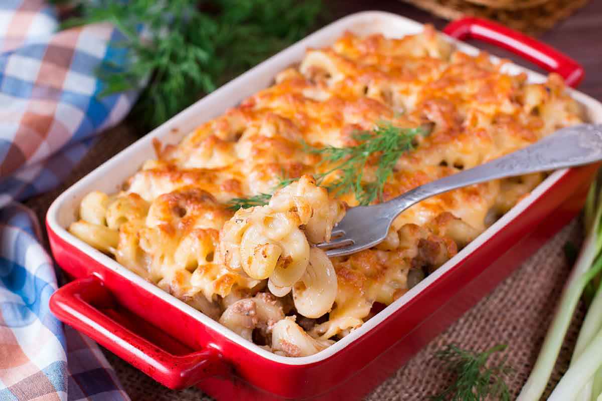 Pasta al forno bianca