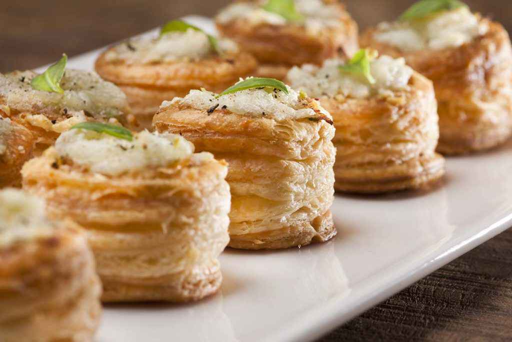 Vol-au-vent al prosciutto cotto