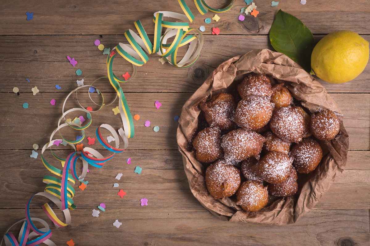 castagnole con il bimby per i dolci di carnevale