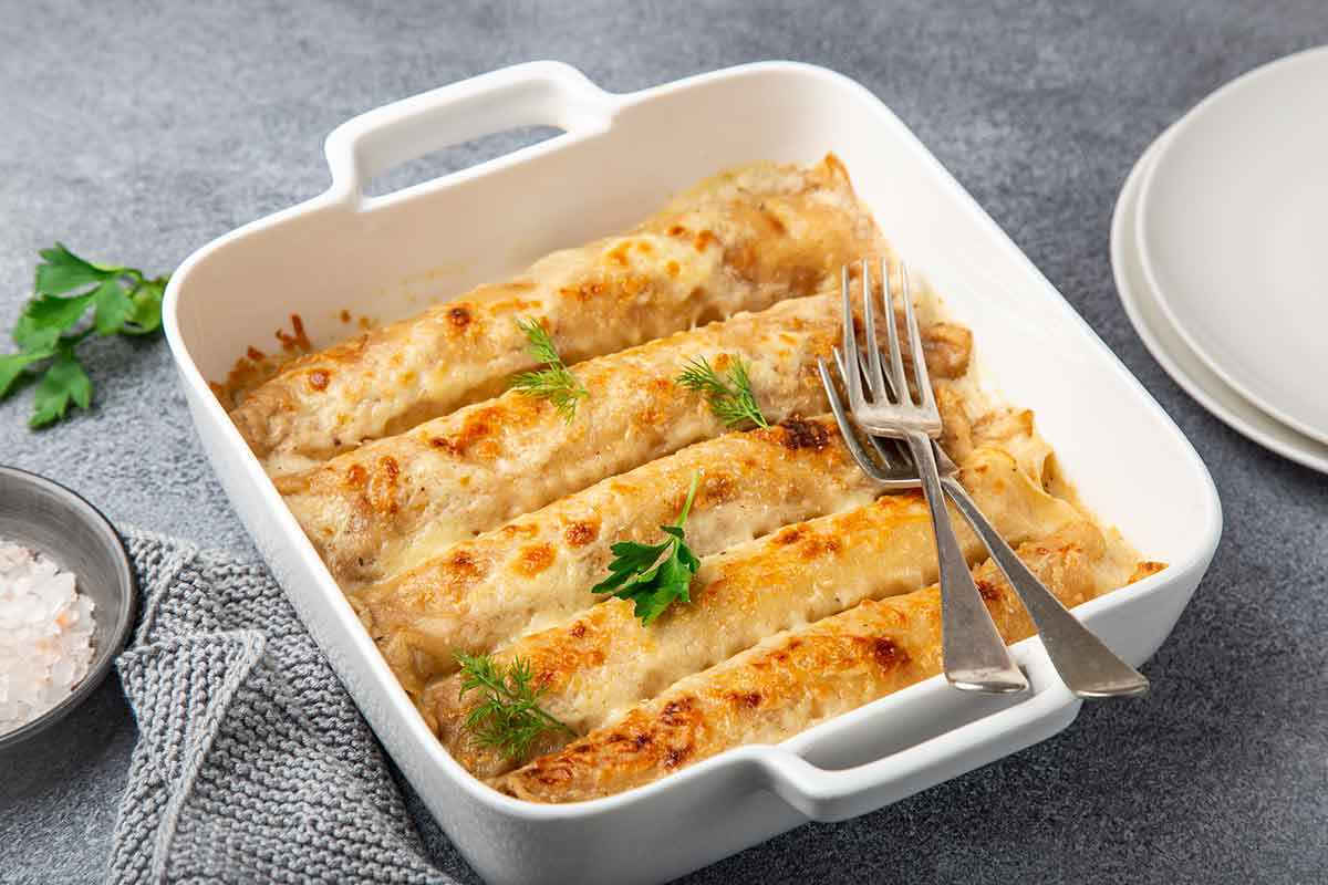 Crespelle gratinate al forno