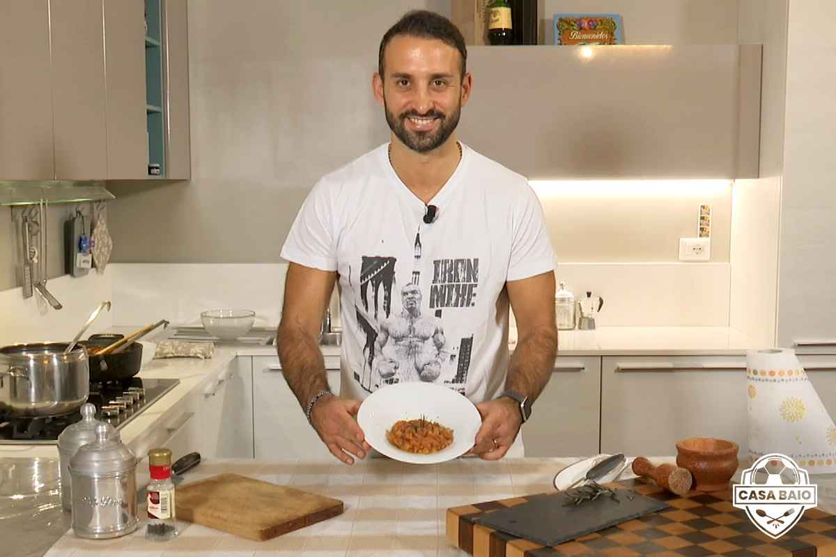 Manuele Baiocchini cucina la pasta e fagioli per Buttalapasta