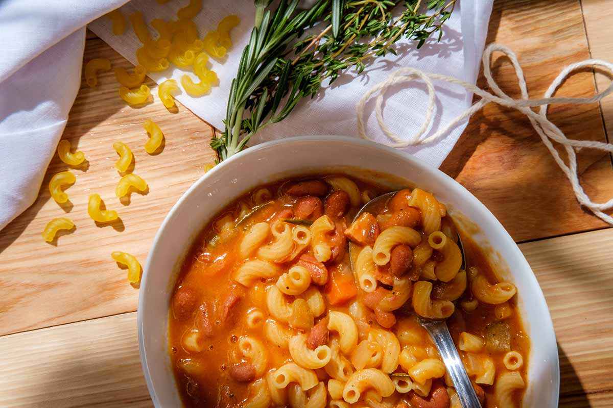 Pasta e fagioli con il Bimby