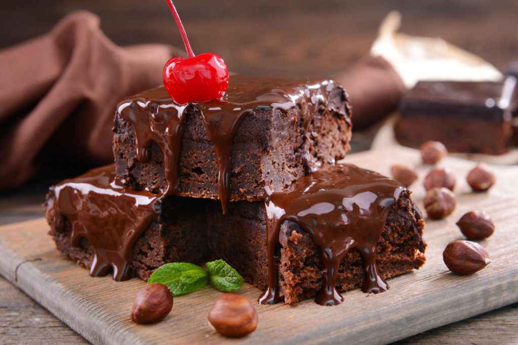 brownies alla nutella e nocciole