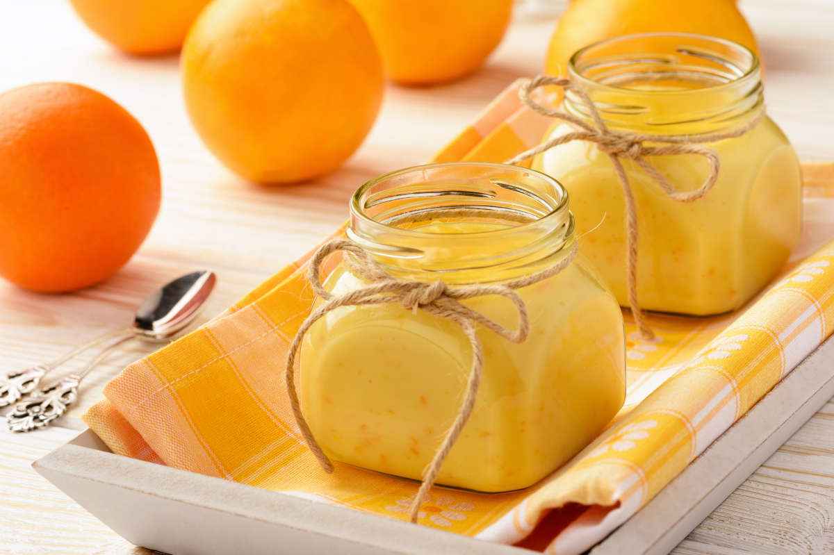 crema pasticcera all'arancia