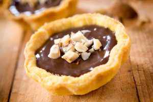 crostatina al cioccolato con nutella