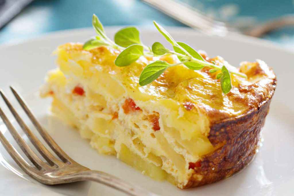 frittata di patate al forno