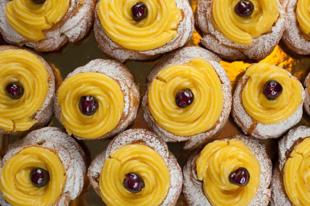 zeppole di san giuseppe al forno