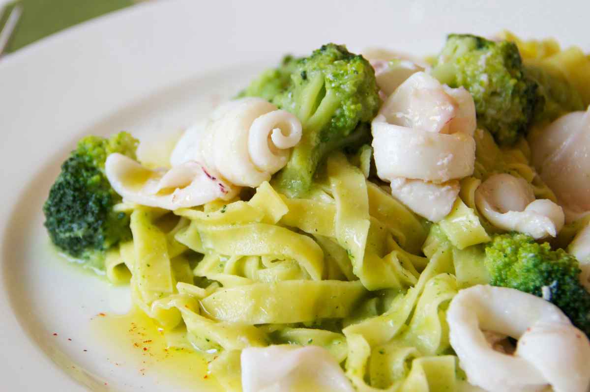 pasta con seppie e broccoli