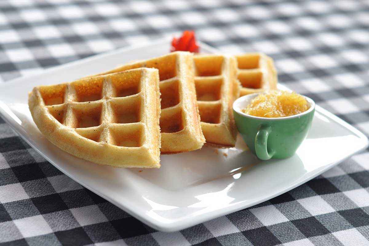 Waffle senza burro