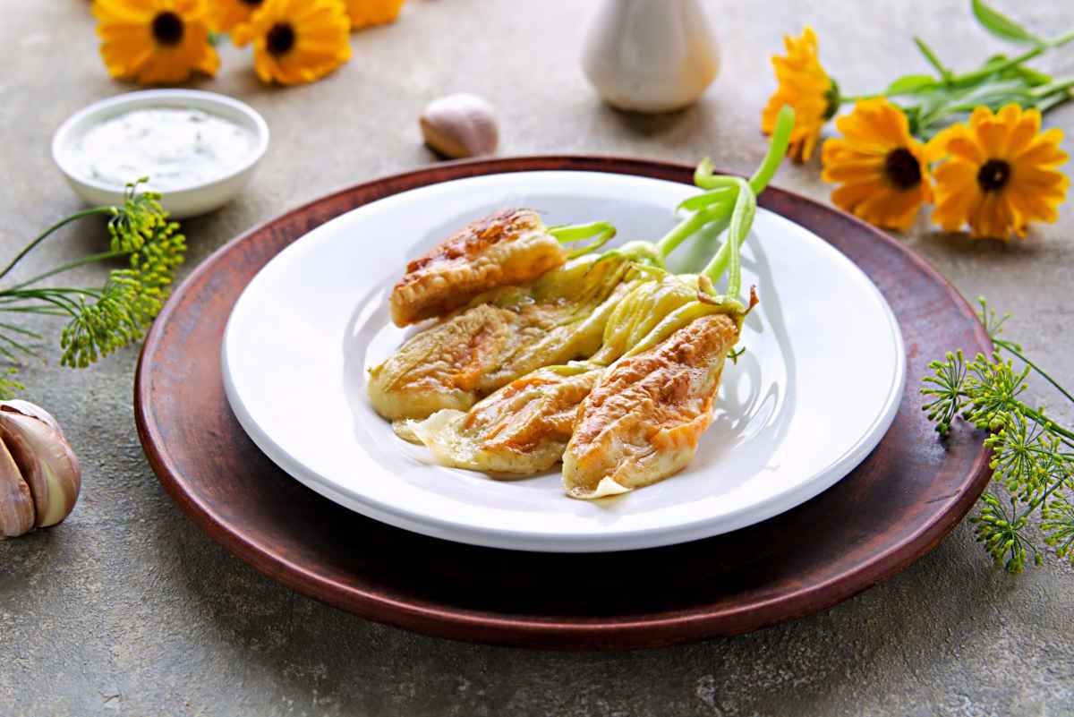 Frittelle di fiori di zucca