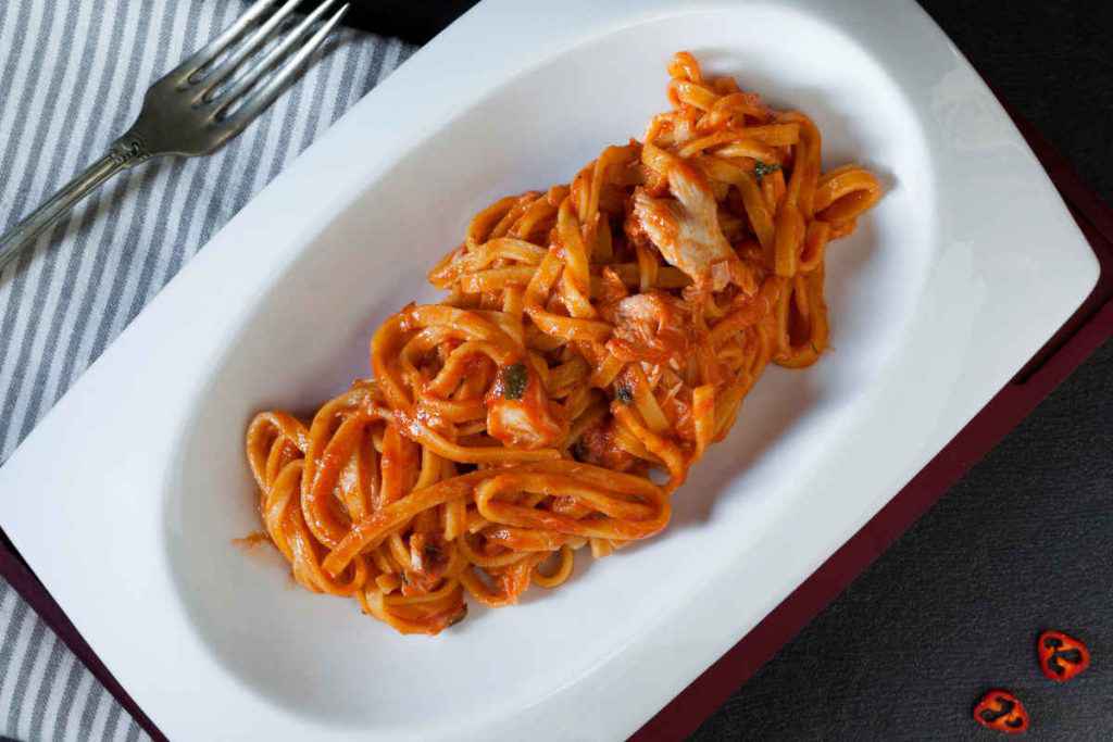 pasta con sugo di stoccafisso