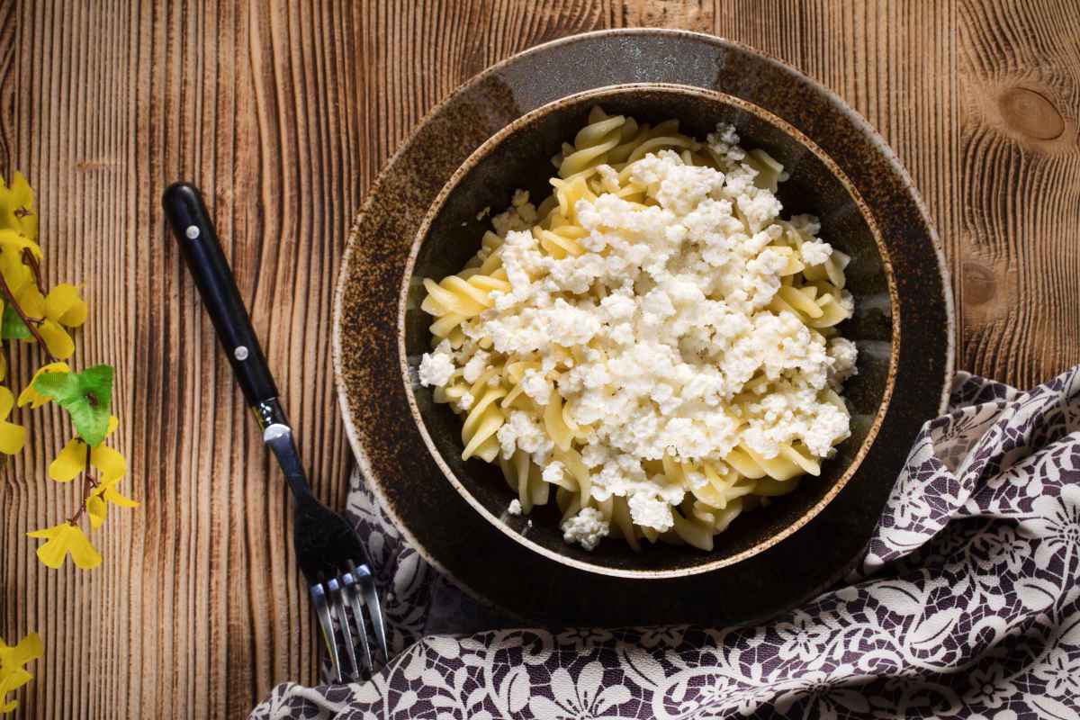 pasta e ricotta