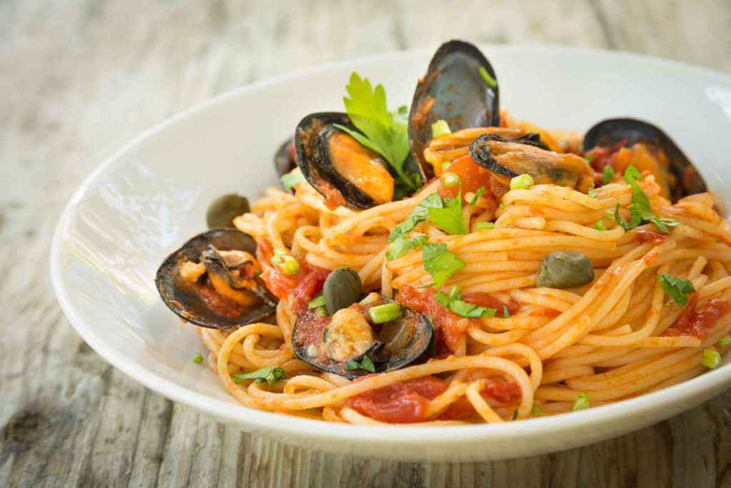 spaghetti con le cozze