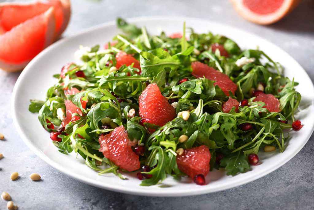 insalata pompelmo e rucola