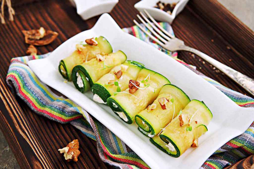 involtini di zucchine e ricotta, secondi piatti estivi