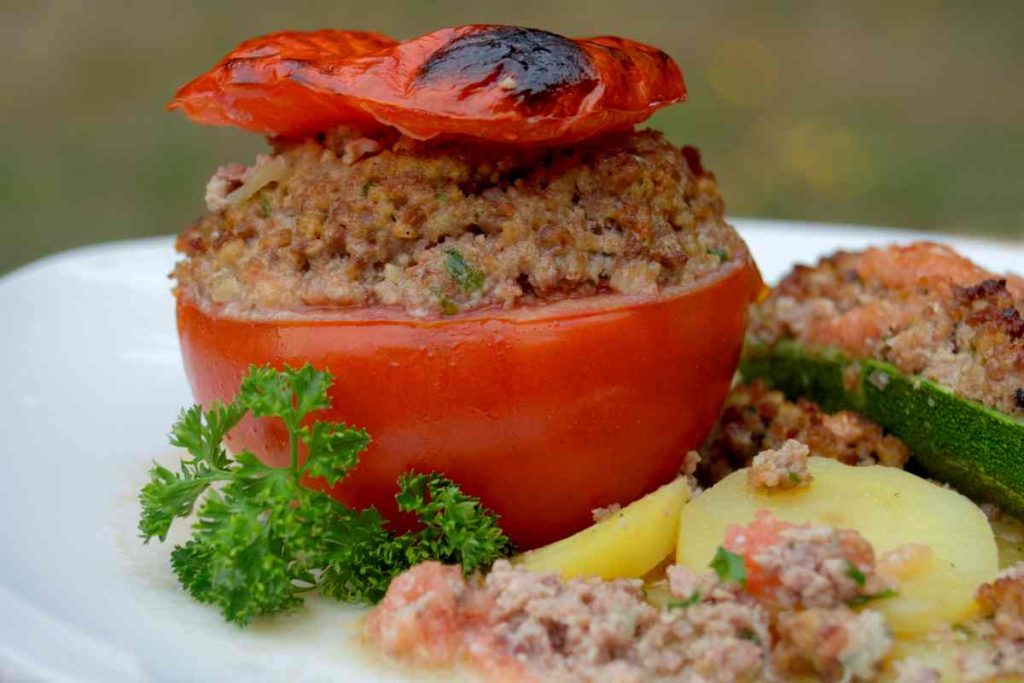 Pomodori ripieni di carne 