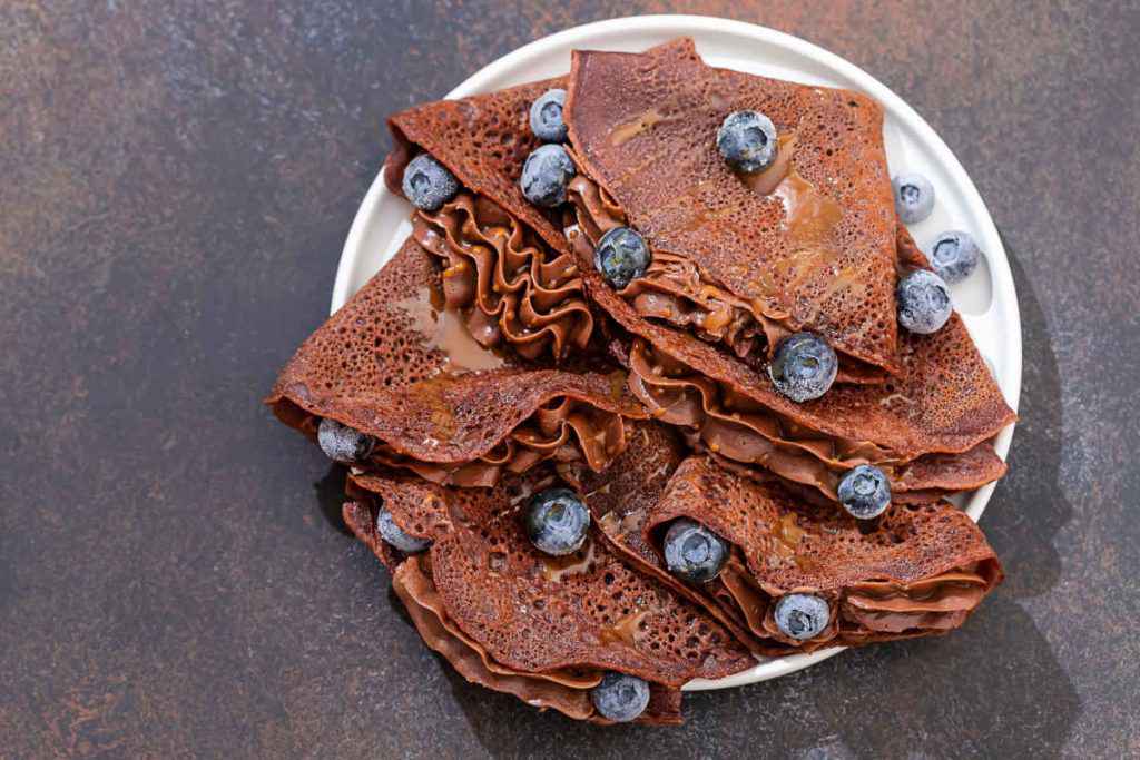 crepes al cacao