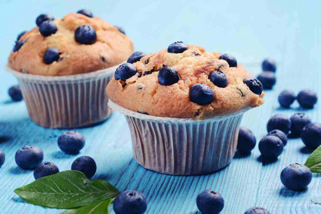 ricette dolci Muffin ai mirtilli 